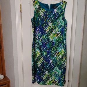 Lined sheath dress